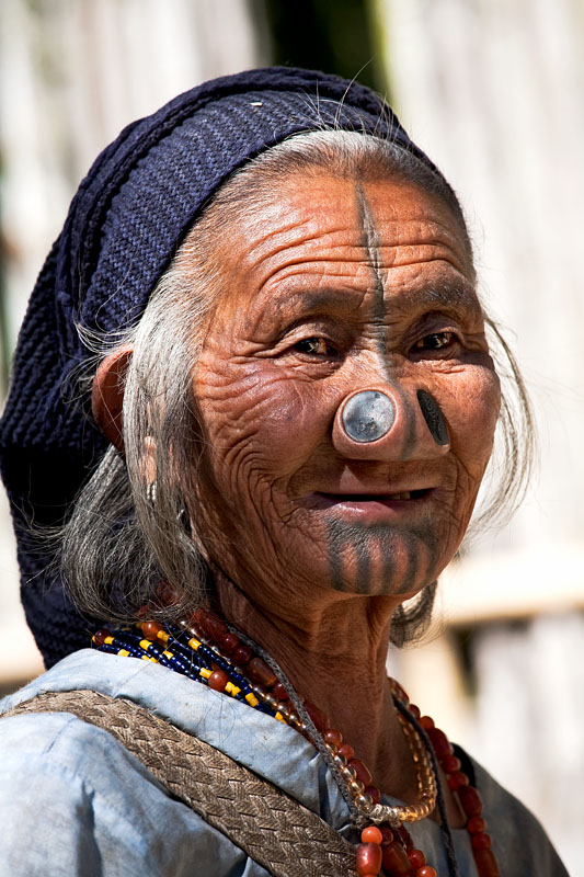  Apatani woman near Ziro